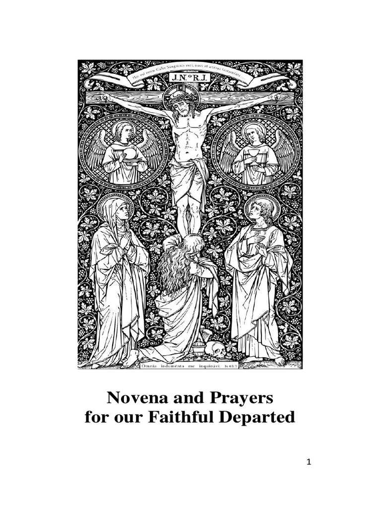 Novena and Prayers For Our Faithful Departed | PDF | Rosary | Purgatory
