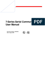 7-Series Serial Communications User Manual: Document Number: 53840-001 Date: August, 2003