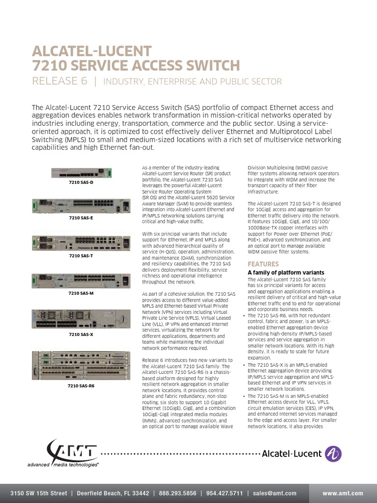 7210 Sas Service-Access-Switch Amt PDF | PDF | Multiprotocol Label ...