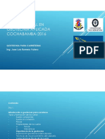 Diplomado Semipresencial en Geotecnia Aplicada- Cochabamba-2016