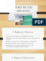 Regimen Aduanas Exportaciones