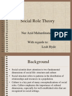 Social Role Theory: Nur Azid Mahardinata, DR
