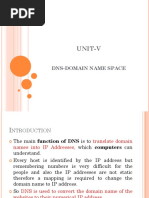 Unit-V: Dns-Domain Name Space