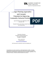 Strategic Planning Approaches and Concepts: Potentials For Improving Commodity Subsector Performance