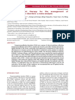 Efficacy of Splint Therapy For The Management of Temporomandibular Disorders - A Meta-Analysis