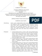 Pergub No. 110 Tahun 2018 TTG Perubahan Atas Pergub No. 81 THN 2016 Tentang SO Dinas Pendidikan