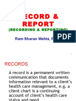 Record &: Ram Sharan Mehta, PH.D