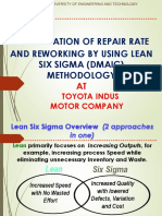 Minimization of Repair Rate and Reworking by Using Lean Six Sigma (Dmaic) Methodology