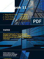 Dampak Hydraulic Fracturing pada kualitas air