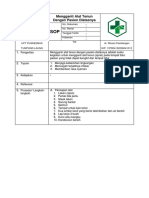 Sop Mengganti Alat Tenun Dengan Pasien Diatasnya