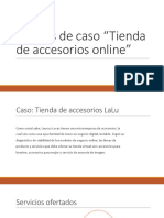 Tienda accesorios online análisis caso