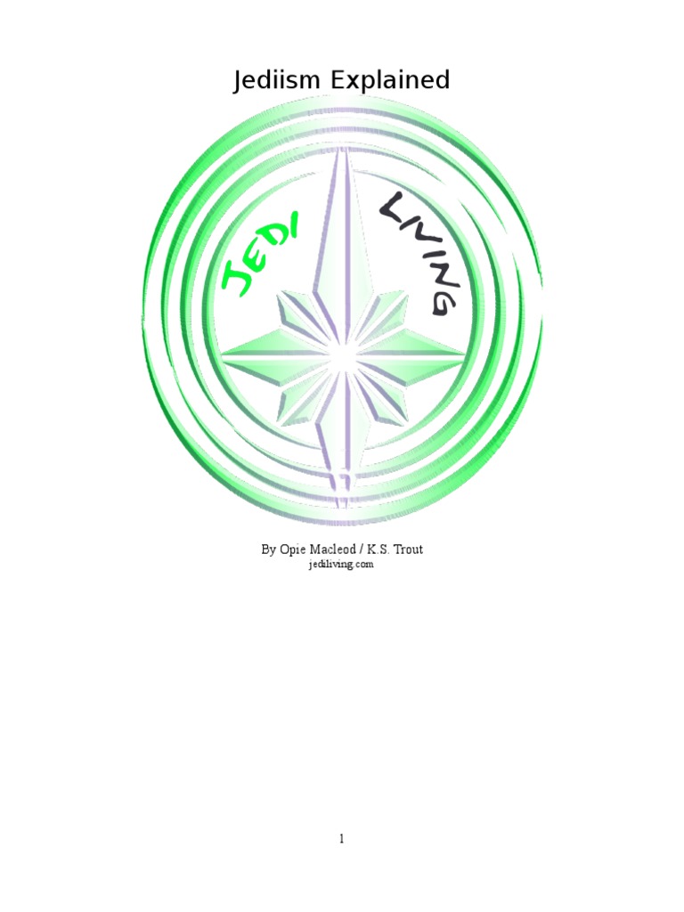 Jediism Explained PDF Jedi Curiosity