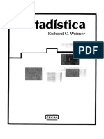 Estadística - (1º Edicón en Español) - Richard C. Weimer - Completo