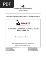 Castellanos Causation and International State Responsibility1