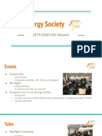 Energy Society First Meeting