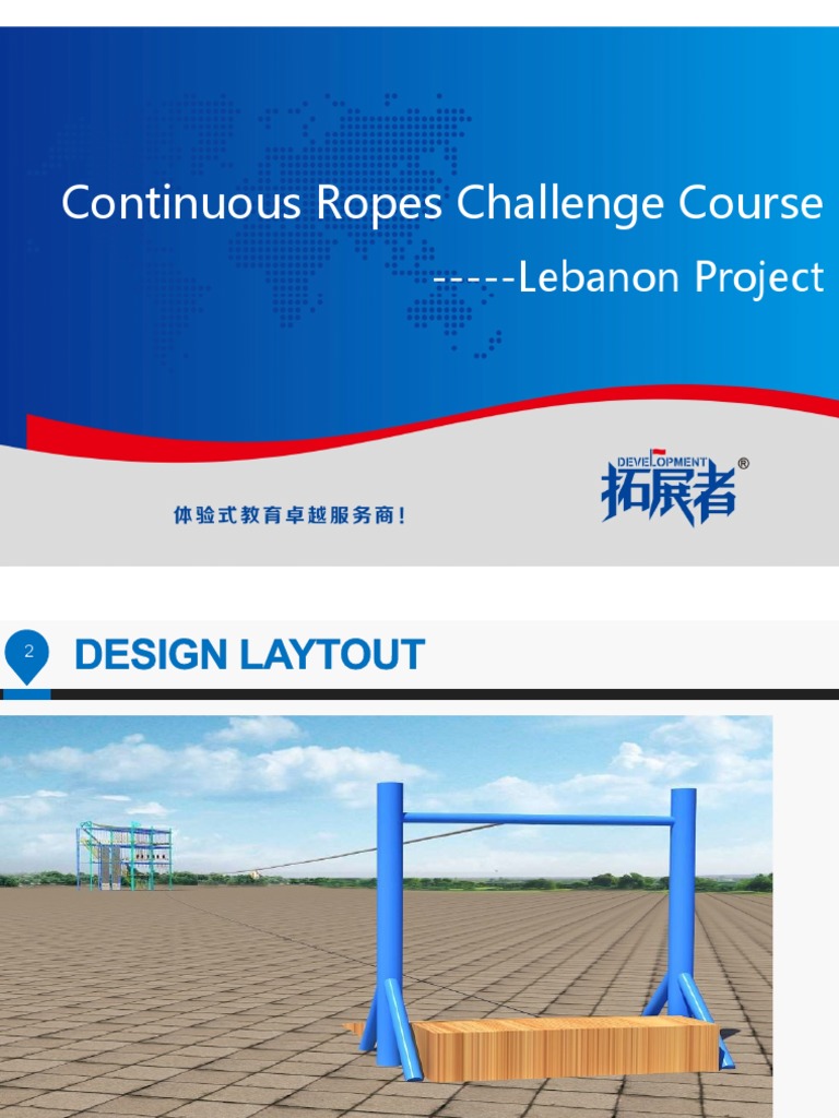 Continuous Ropes Challenge Course Details | PDF | Rope | Manufactured Goods