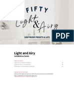 Light and Airy: Installation Guide