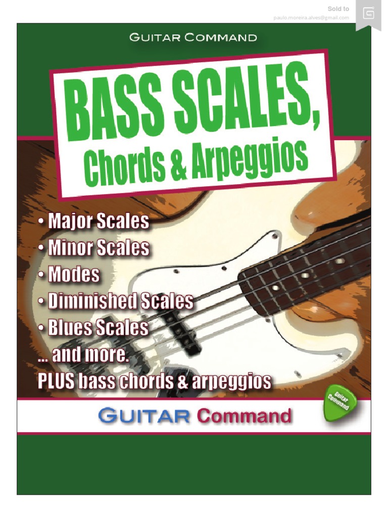 Bass Scales Chords Arpeggios GC PDF Minor Scale Mode (Music)
