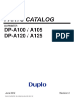 DP A-100 DP A-120 Catalgo de Piezas