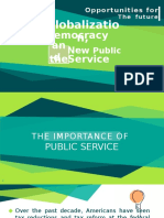 The Importance of Public Service and Citizen Engagement