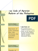 The Code of Agrarian Reform of The Philippines