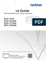 Reference Guide: DCP-T310 DCP-T510W DCP-T710W MFC-T810W