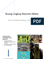 Ruang Lingkup Ekonomi Mikro Pert 2