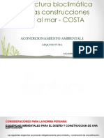 Clase 11 Arquitectura Bioclimatica en La Costa