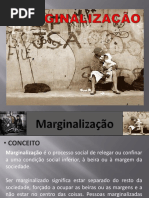 TRABALHO SOBRE MARGINALIZAÇÃO
