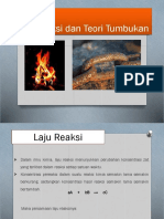 Laju Reaksi Dan Teori Tumbukan