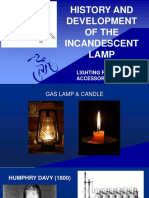 History of Incandescent Lamp