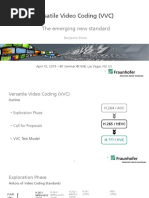 Versatile Video Coding (VVC) : The Emerging New Standard