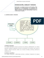 Redes de Comunicacion Canales y Medios