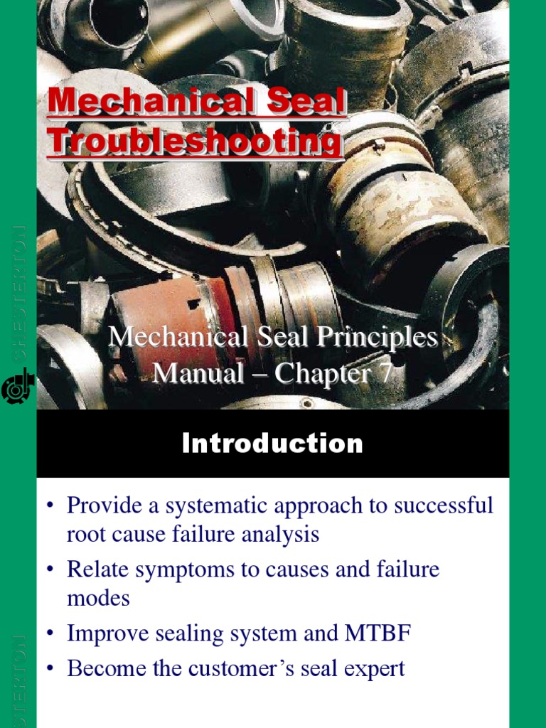 Mechanical Seal Troubleshooting PDF Troubleshooting Corrosion