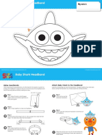 Baby Shark Craft Hat PDF