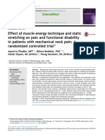 Muscle Energy Technique For Neck Pain