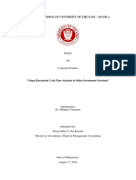 Chapter 6 - Using Discounted Cash Flow Analysis To Make Investment Decisions