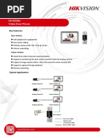 Datasheet of DS-KIS204 Video Door Phone V1.1.0 20180502 PDF