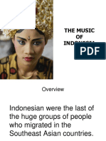 The Music OF Indonesia
