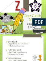 Quiz Clash 2019: Grade 9 Edition