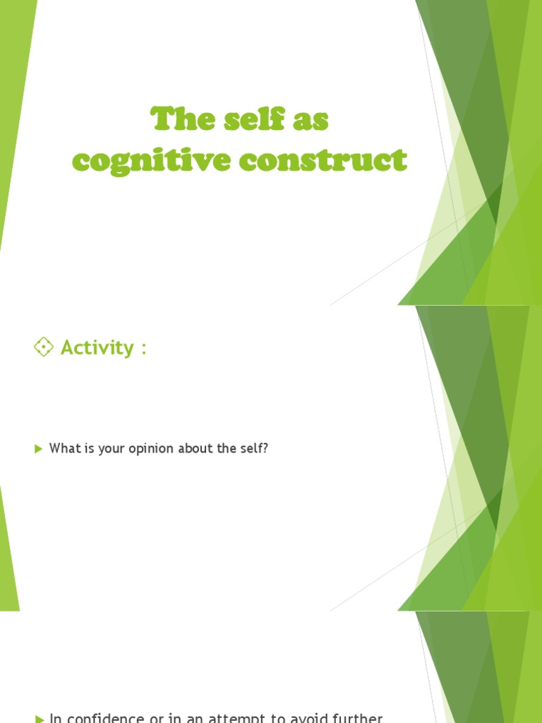 Understanding the Cognitive Self | PDF | Self | Id