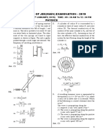 JEE Main 2019 Question Paper 12th Jan Morning PDF