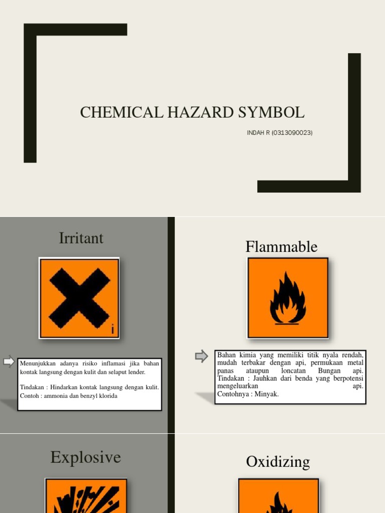 Chemical Hazard Symbol | PDF