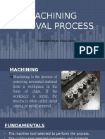 Machining Removal Process: Castañeda, Chaves, Flores, Garcia