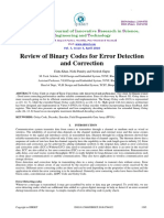 Review of Binary Codes For Error Detection and Correction