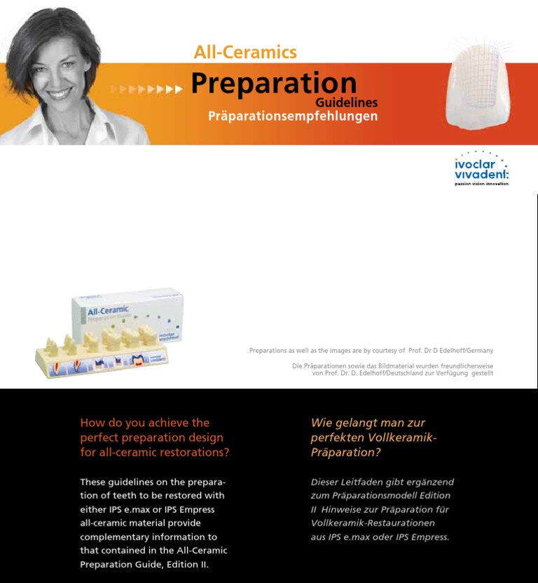 All-Ceramic Preparation Guidelines PDF | PDF