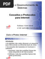 Slides 06 - Conceitos e Protocolos Para Internet