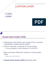 Application layer-DNS, E-Mail
