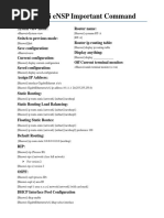 Huawei Switch Configuration Guide | PDF | Internet Protocols | Internet