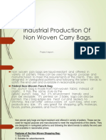 Industrial Production of Nonwoven Bags